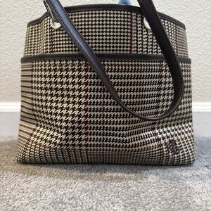 Lauren Ralph Lauren Houndstooth print shoulder purse